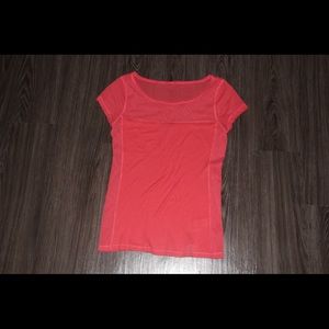 Express Shirt with Sheer Material on Perimeter